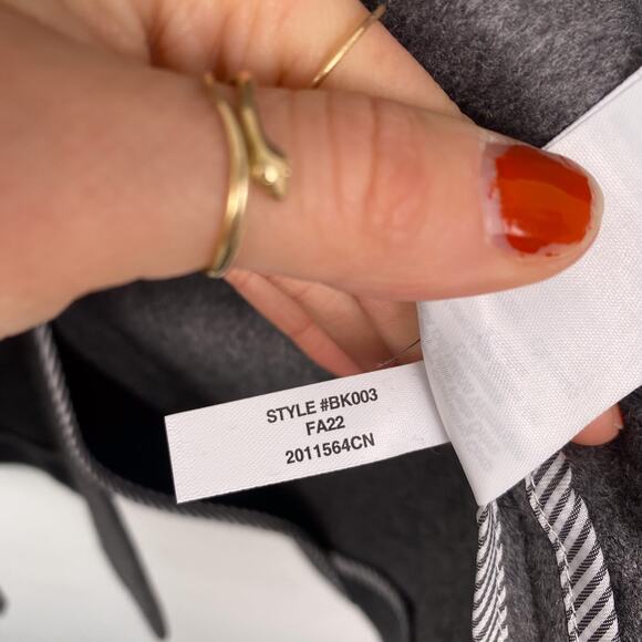 NWT J. Crew Devon Blazer In Drapery Flannel in Graphite 0 - Picture 8 of 9